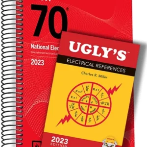 National Electrical Code 2023 | NFPA 70 Spiral Index Tab + Ugly’s Electrical References 2023