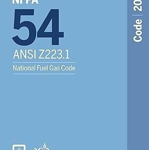 NFPA 54/ANSI Z223.1 National Fuel Gas Code, 2024 Edition Paperback – January 1, 2023