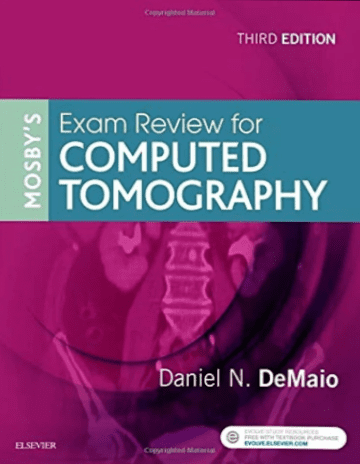 Mosby's Exam Review for Computed Tomography 3rd Edition