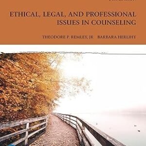 Ethical Legal and Professional Issues in Counseling Merrill Counseling 7th Edition