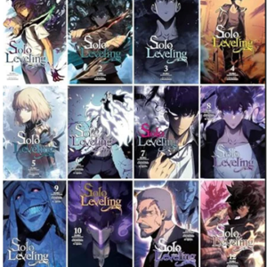 Solo Leveling Manga Series, Vol 1-12, 12 Collection Books Set by Chugong Paperback