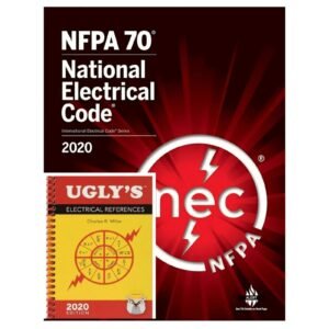 NFPA 70 National Electrical Code 2020 edition Paperback + UGLY'S Electrical Refrences 2020 Spiral