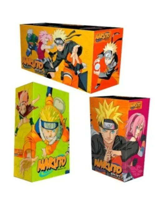 Naruto Complete Manga Box Set: Volumes 1–72 (3 Set Box)